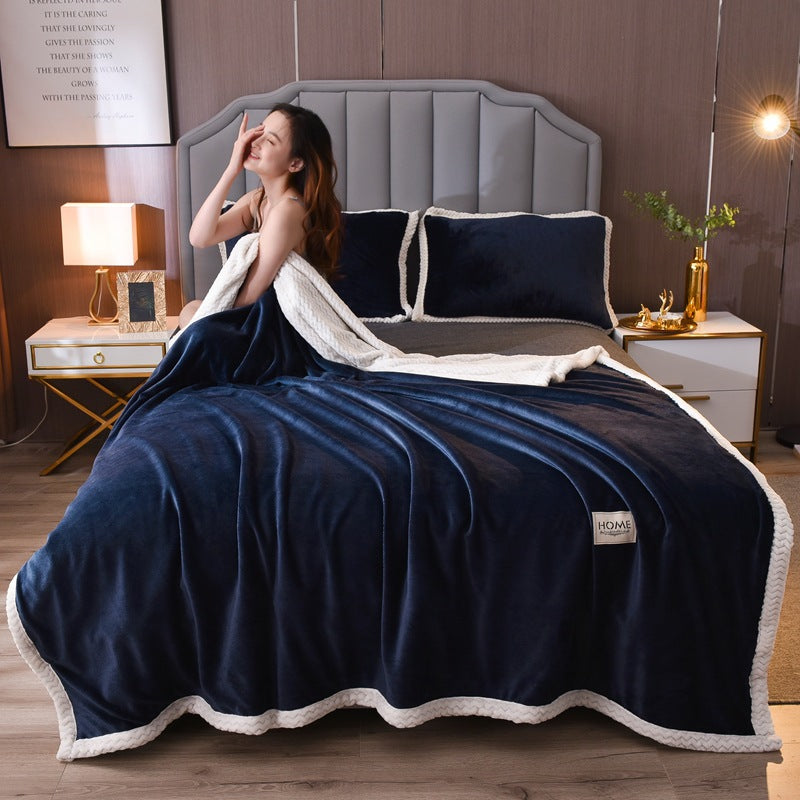Flannel Blankets And Throws Thick Warm Winter Blankets - CozyLooter