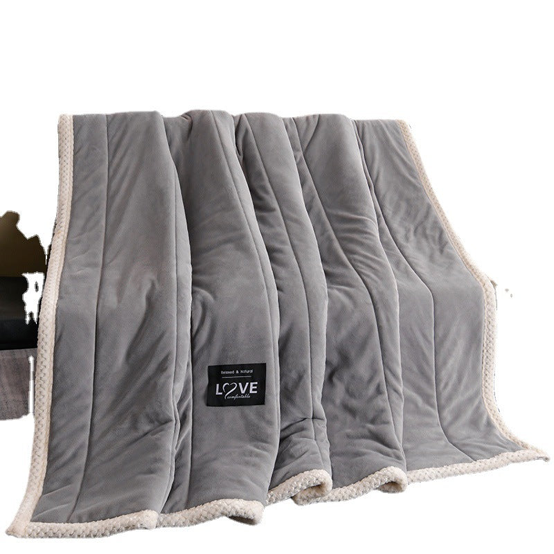 Thick Warm Winter Bed Blankets Wool Blanket Bedspread - CozyLooter