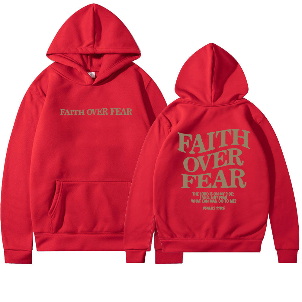 Faith Over Fear Men's And Women's Hoodies Sweater - CozyLooter