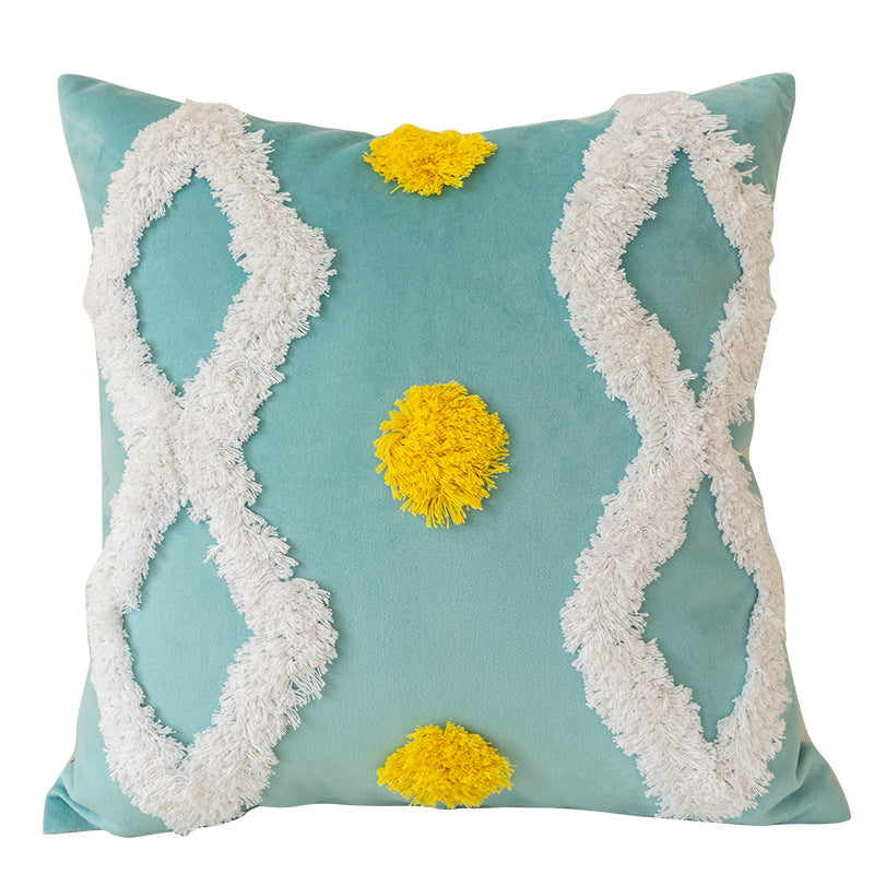 Nordic Cushion Three-dimensional Tufted Bed & Breakfast Pillowcase - CozyLooter