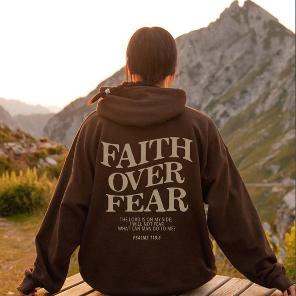 Faith Over Fear Men's And Women's Hoodies Sweater - CozyLooter