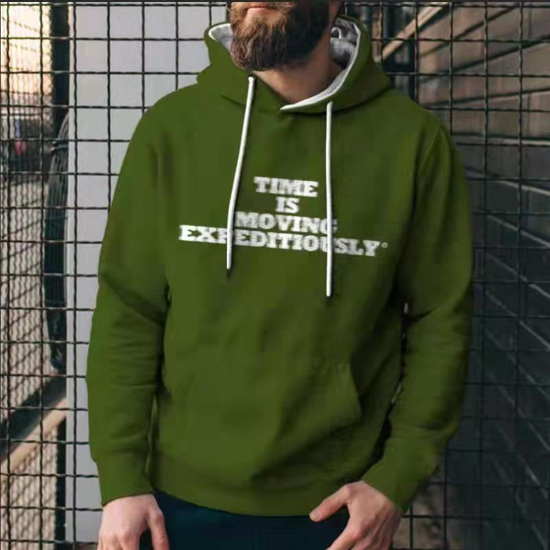 Fashion Solid Color Men's Casual Hoodies Sweatshirts - CozyLooter