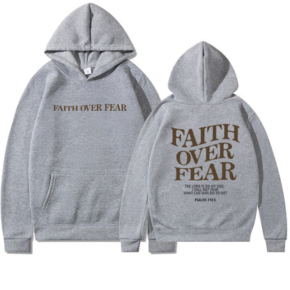 Faith Over Fear Men's And Women's Hoodies Sweater - CozyLooter